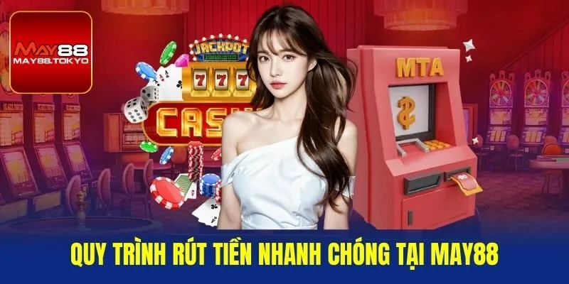 Quy trình rút tiền nhanh chóng tại MAY88